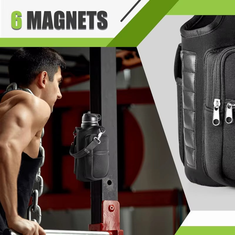 MagBag · Bolsa magnética para botella de gimnasio